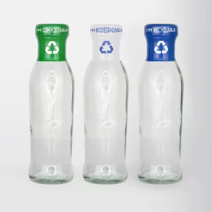 Plastic-Free Shrink Sleeves on bottles