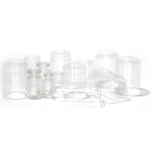 Heat Shrink Transparent Open Top Capsules