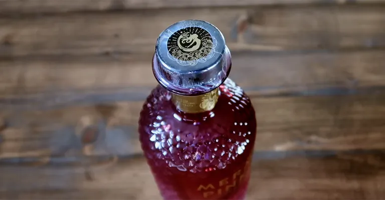 Eco Friendly Product Packaging on gin bottle top