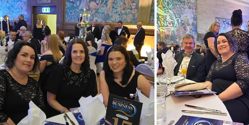 Viscose staff enjoying an awards ceremony