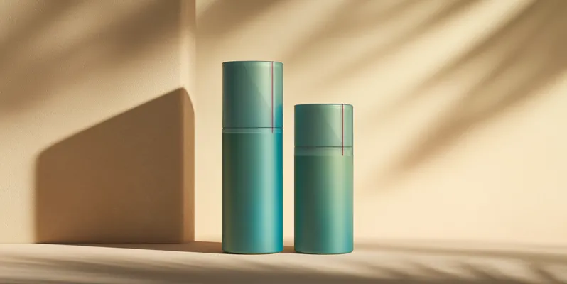 Plastic-Free Shrink Sleeve on beauty cosmetic products
