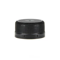 Tethered 1881 plastic screwcap in black