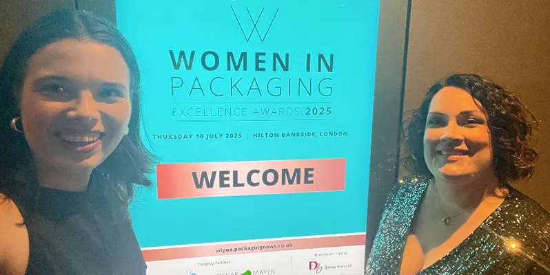 Seren and Emma at Women in Packaging