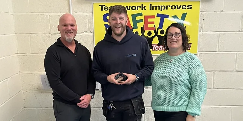 Danny White with a work anniversary