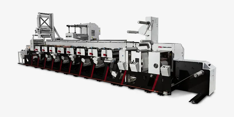 The new flexo printer for our heat-shrink sleeves
