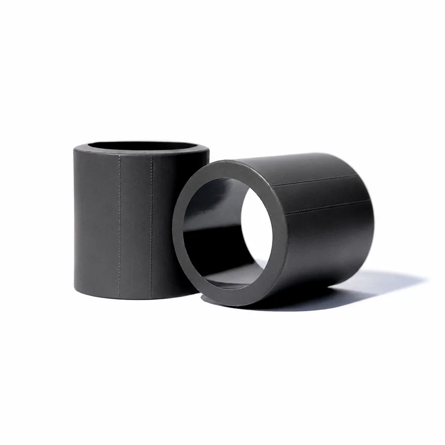 HS 250ML Matt Black Round Sauce Bottle Sleeve