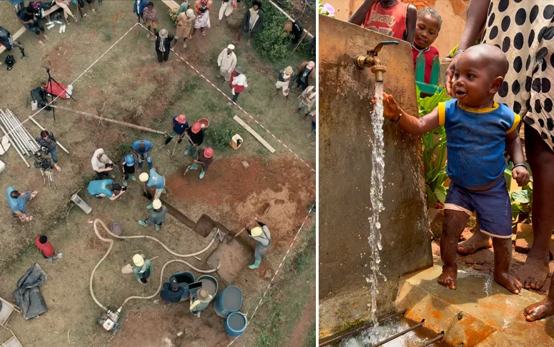 Charity Water Installation in a 3rd World Country
