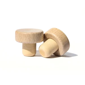 Natural Wood Head Bartop 34mm (19.5mm Synthetic Cork)